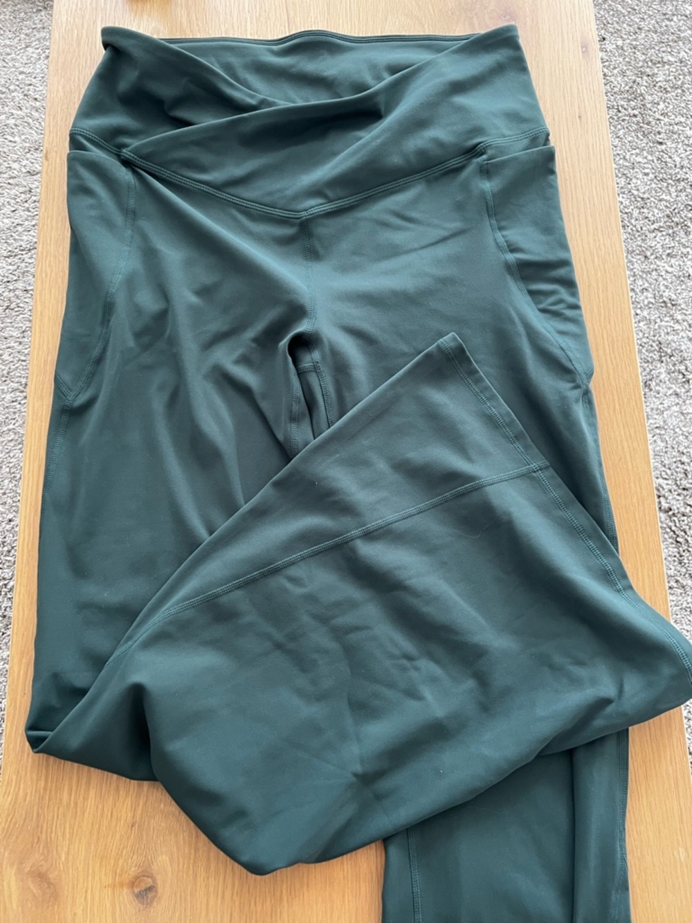 Fabletics Forest Green High-Waist Leggings